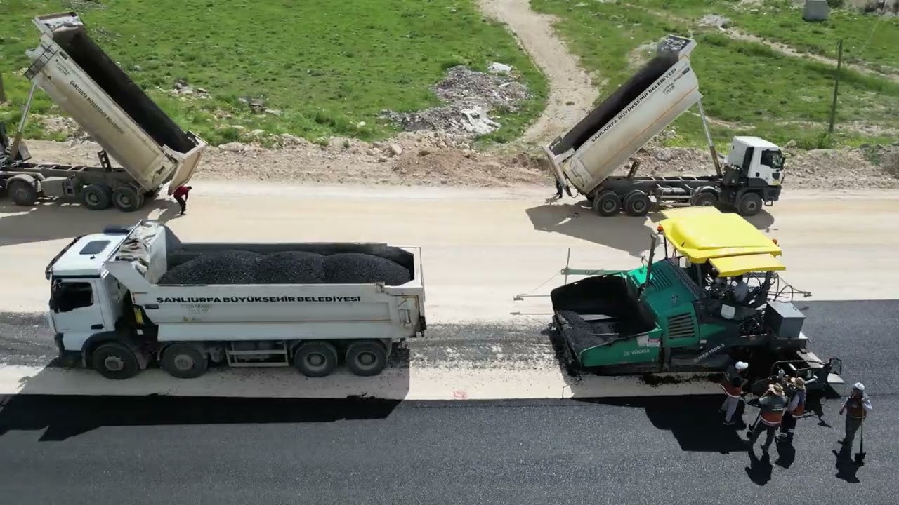 BÜYÜKŞEHİR, BALIKAYAĞI AZERBAYCAN BULVARI YOLUNU SICAK ASFALTLA BULUŞTURUYOR