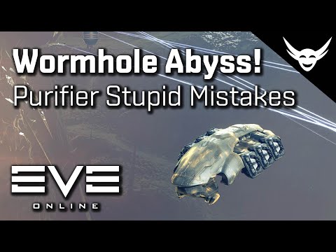 EVE Online - Purifier T1 Abyss in Wormhole! Dumb mistakes