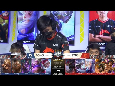 HANZO DEBUT sa MPL PH SEASON 9 (GAME 1) ECHO PH vs TNC MPL-PH WEEK 6 DAY2