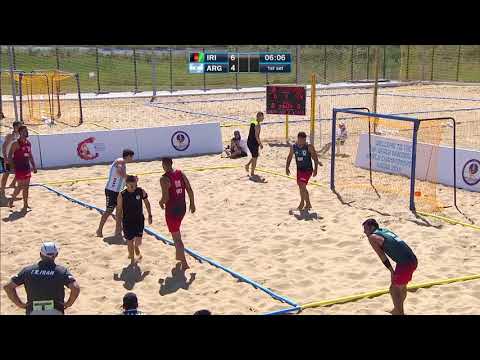 VIII Men's Beach handball world championship  IRI  VS  ARG