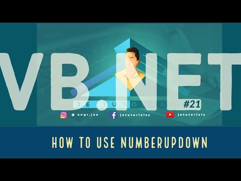 VB.Net Tutorial #21 - How to Use NumberUpDown