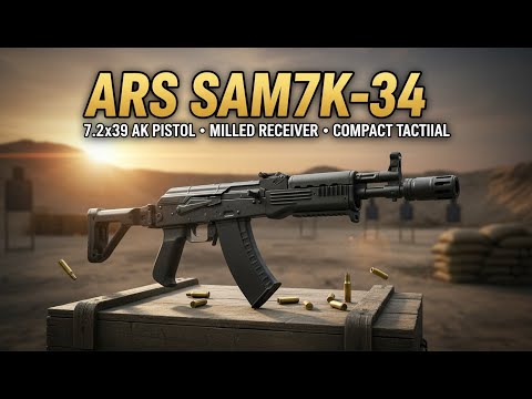 Arsenal SAM7K-34 7.62x39 AK Pistol: The Ultimate Milled Krinkov? | Full Review