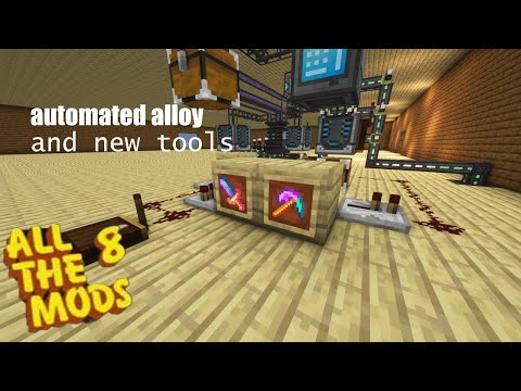 EPIC Modded Minecraft: Auto Alloy & Tools!!