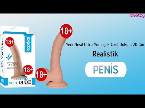 Yeni Nesil Ultra Yumuşak Özel Dokulu 21 Cm Realistik Penis-1086