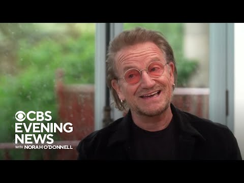 Extended interview: U2’s Bono and wife Ali Hewson