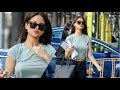 WOW Eiza Gonzalez Bare Road In A Loose T Shirt As She Heads For Filming Gawking