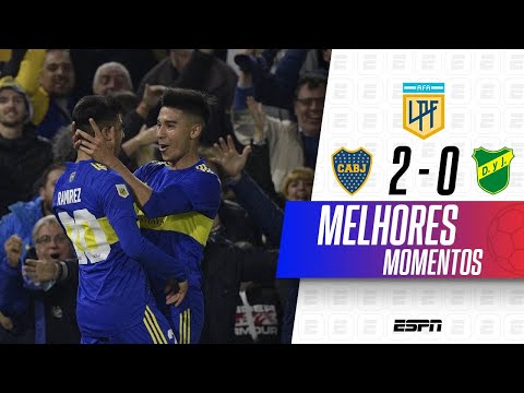 BOCA JUNIORS VENCE O DEFENSA Y JUSTICIA E ESTÁ NA SEMIFINAL DO ARGENTINO | MELHORES MOMENTOS