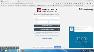 Logging into My Wake ID