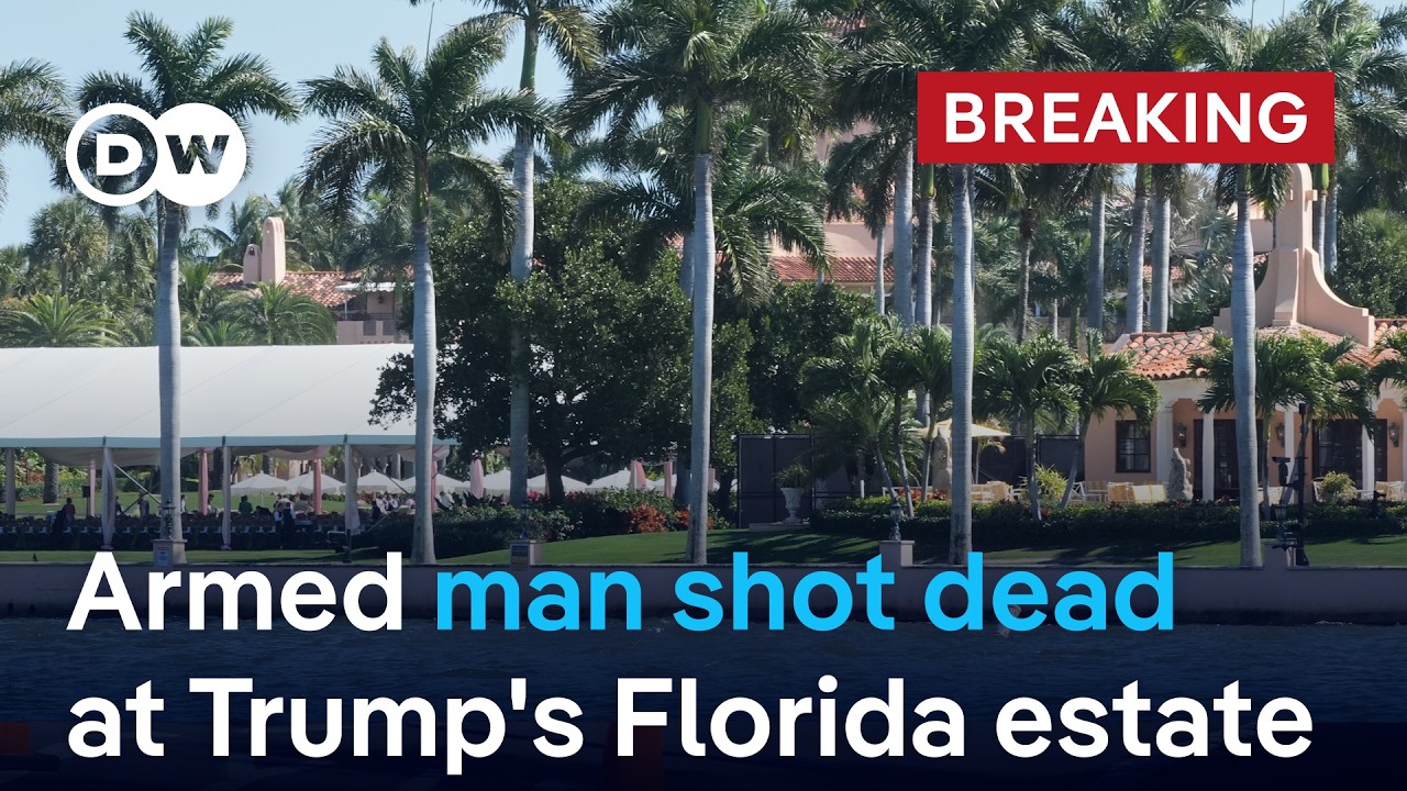 BREAKING: US Secret Service kills armed man trying to enter Donald Trump’s Mar-a-Lago | DW News