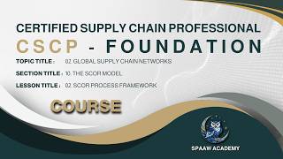 052 CSCP SCOR Process Framework