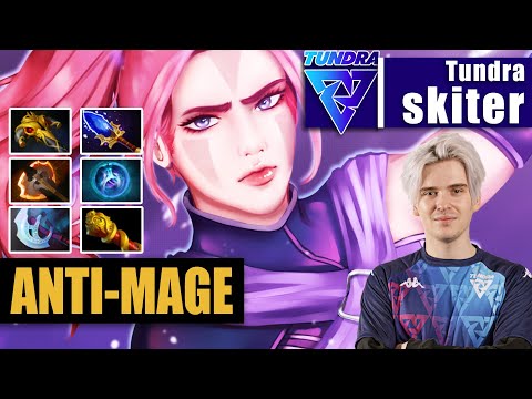 Anti-Mage Safelane | Tundra.skiter | AM SCEPTER BUILD NEXT LEVEL CARRY | 7.31b Gameplay Highlights