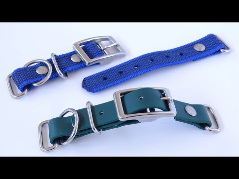 Learn How to Make a Paracord Adapter to Make Adjustable Paracord Dog Collar - BioThane Version