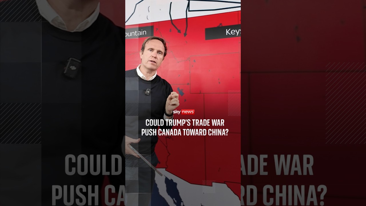 Video: Sky News links Trump tariffs to Carney's West Coast oil pipeline push