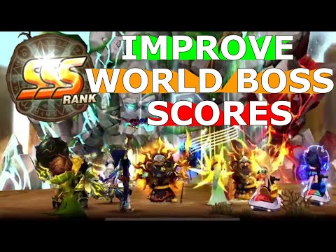 Working towards SSS in World Boss! midgame progession! (summoners war)