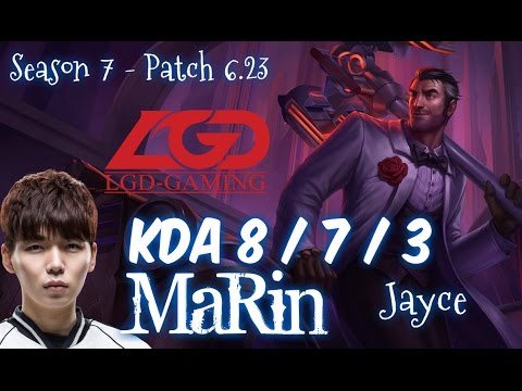 LGD MaRin JAYCE vs KASSADIN Mid - Patch 6.23 KR Ranked