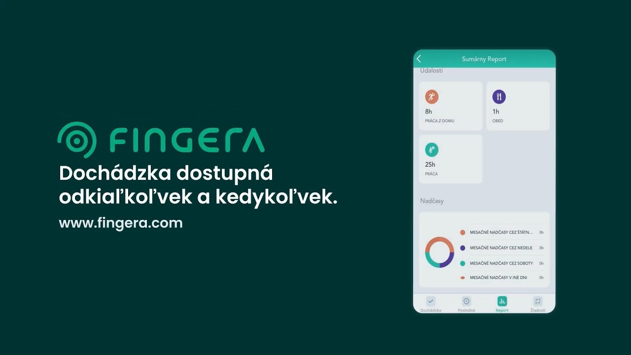 Mobilná aplikácia Fingera