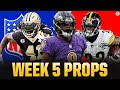 NFL Week 5 Betting Guide: TOP PLAYER PROPS [Alvin Kamara RETURNS + MORE] | CBS Sports HQ