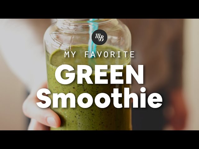 My Favorite Green Smoothie | Minimalist Baker Recipes
