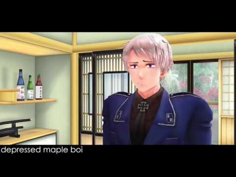 [MMD x APH] when an anime is clearly padding for filler time //i animated a thing by myself uwu//
