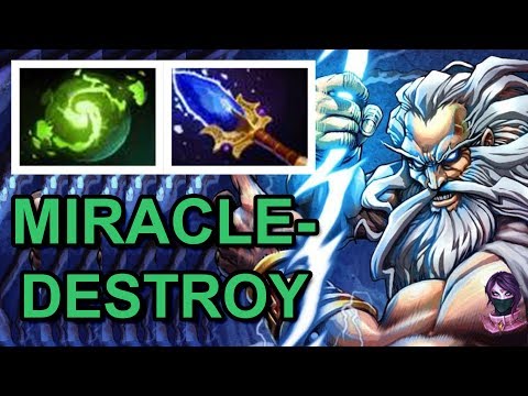 Miracle- ZEUS DESTROY GAME TOP 1 RANK Highlights by Time 2 Dota #dota2