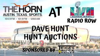 Dave Hunt of Hunt Auctions SBLVII Radio Row Feb 6 2023