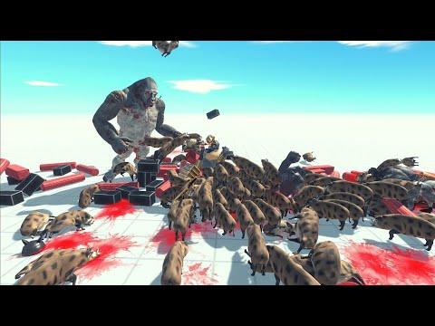 150 Wild Boars Vs Every Faction ARBS |Animal Revolt Battle Simulator