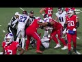 fight breaks out with the Bills at the goal line