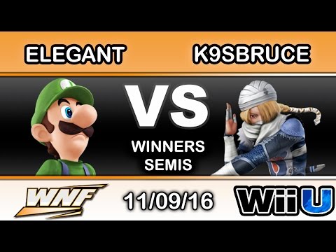 WNF 4.2 - eM | Elegant (Luigi) Vs. INF | K9sbruce (Sheik) Winners Semis - Smash Wii U