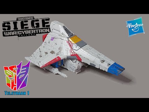 [SIMPLE TRANSFORM] SIEGE STARSCREAM TRANSFORMERS WAR FOR CYBERTRON VOYAGER CLASS