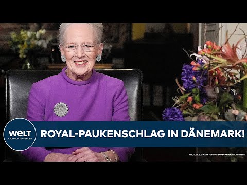 DÄNEMARK: Paukenschlag zu Silvester! Generationenwechsel im Königshaus! Margrethe II. dankt ab