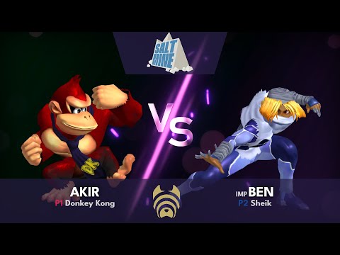 Akir (Marth/DK) vs Ben (Sheik) – Losers Semis | The Salt Mine #25