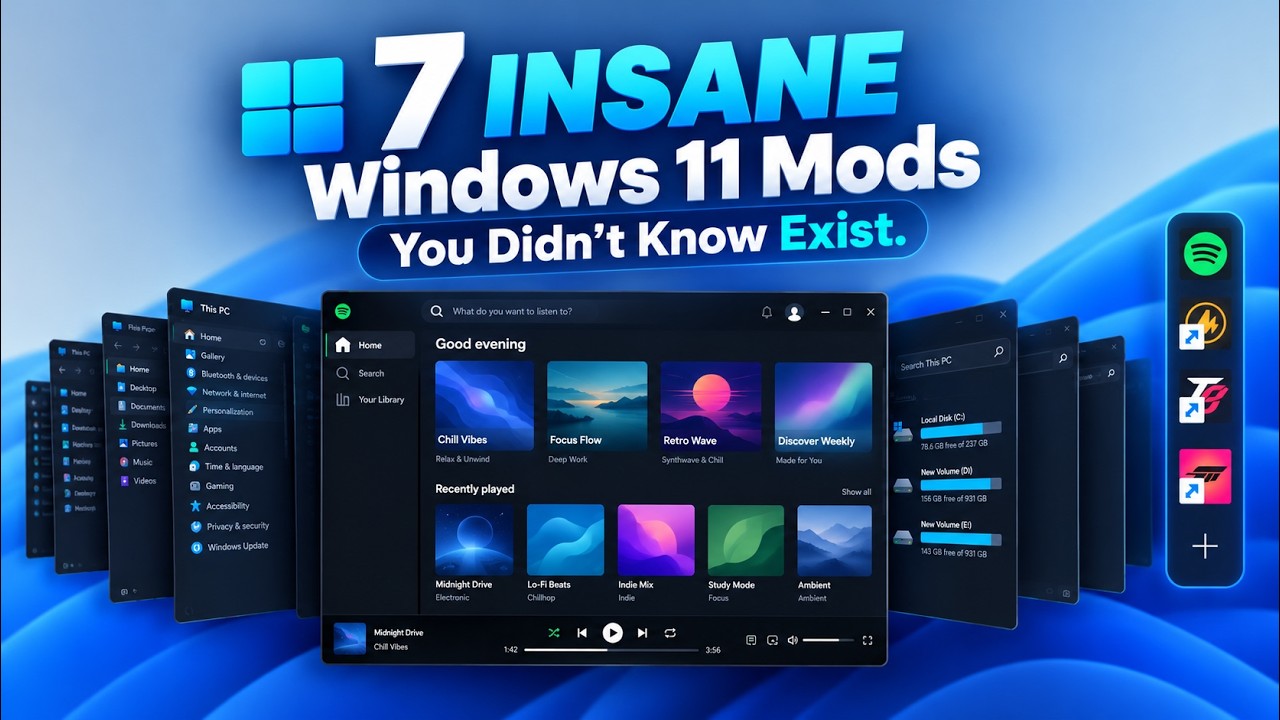 7 Insane Windows 11 Mods You Won't Believe Exist!