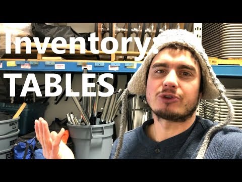 Growing Event Rental Business - Inventory: Tables