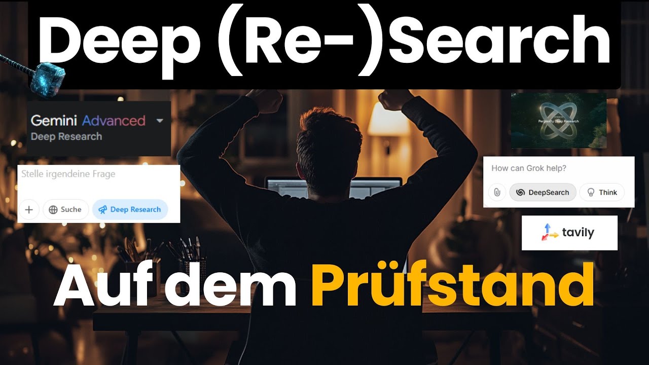 Deep Search im Vergleich - Großer KI-Vergleich der besten Tools!