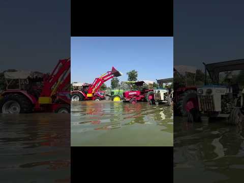 hu ru ru song Mahindra jcb All India tractor washing viral shorts video #ytubeshort #automobile