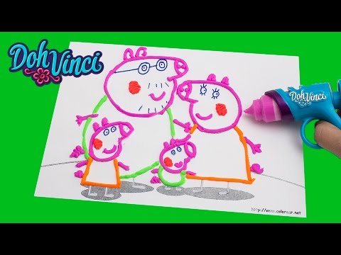 Make Peppa Pig w/ Play-Doh DohVinci Art Studio Design