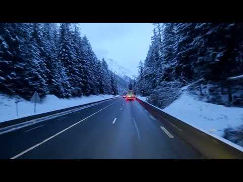 🇨🇵 France: N205 || Alps Highway || Autoroute || The approach to the Mont Blanc Tunnel