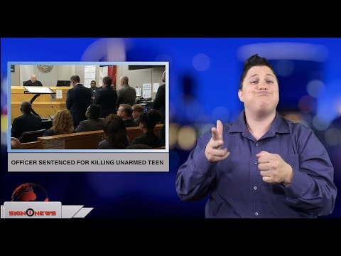 Officer sentenced for killing unarmed teen (ASL - 8.30.18)
