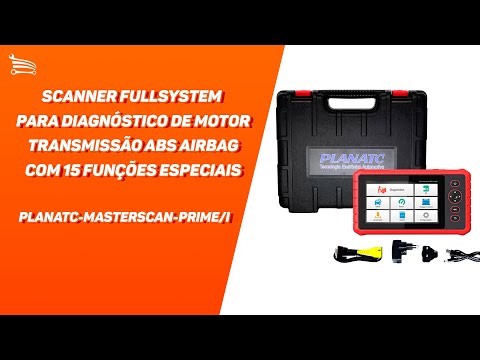 Scanner FullSystem para Diagnóstico de Motor Transmissão ABS Airbag com 15 Funções Especiais - Video