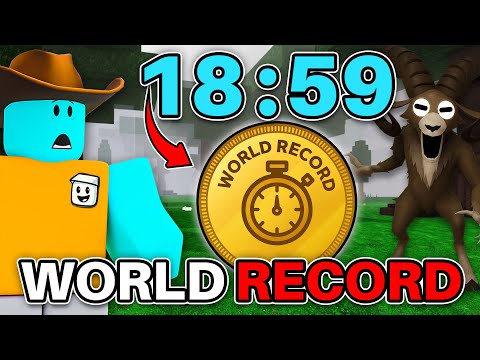 I Broke SOLO Speedrun WORLD RECORD in 99 Nights in the Forest