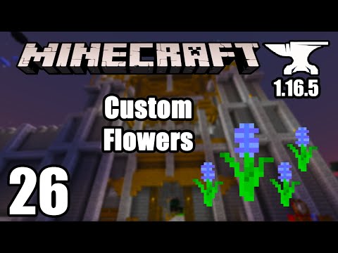 Add CUSTOM FLOWERS (+ World Gen) to Minecraft 1.16.5 | Forge 1.16.5 Modding #26