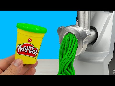 EXPERIMENT: MEAT GRINDER VS PLAY DOH