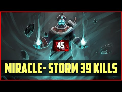 Miracle- Storm Spirit 39 Kills 8000MMR | Ranked gameplay DOTA 2