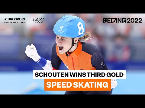 Irene Schoouten wins third Speed Skating GOLD in Womens Mass Start | 2022 Winter Olympics