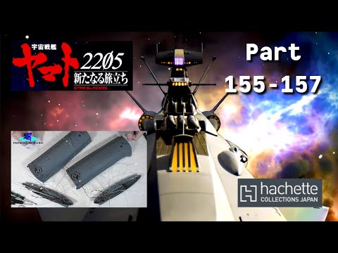 Hachette JP Space Battleship Andromeda Part 155 - 157- Weiterer Ausbau des Rumpfes!