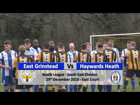 East Grinstead Town vs Haywards Heath Town - 29th December 2018
