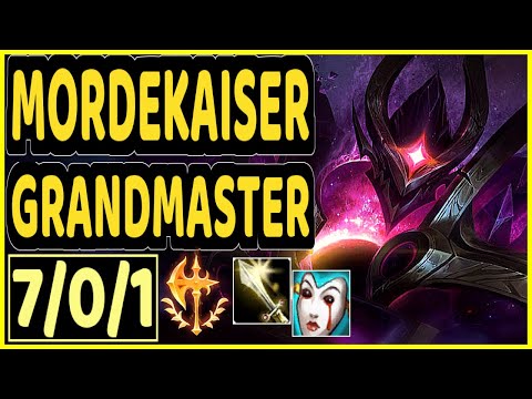 CUVEE (MORDEKAISER) - 7/0/1 KDA GAMEPLAY - KR Ranked GRANDMASTER