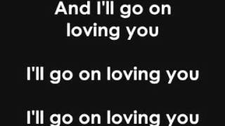 Alan Jackson  I&#39;ll Go On Loving You Lyrics