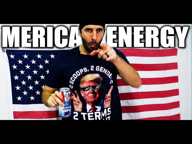 Merica Energy Drink (Original Cans Review 2018)