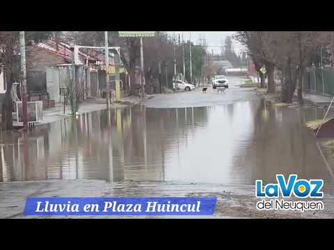 La Vz TV: Lluvia en Plaza Huincul